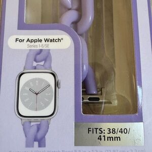 Chunky Purple Chain Apple Watch Band-NIB